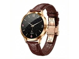 Smartwatch T91 Com Tela Amoled De 1,04 Polegadas, Design Clássico Totalmente Em Metal, À Prova D'água Ip68, Monitoramento De Frequência Card