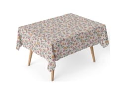 Toalha Mesa Pvc 140x250cm Flores Rosa KASA