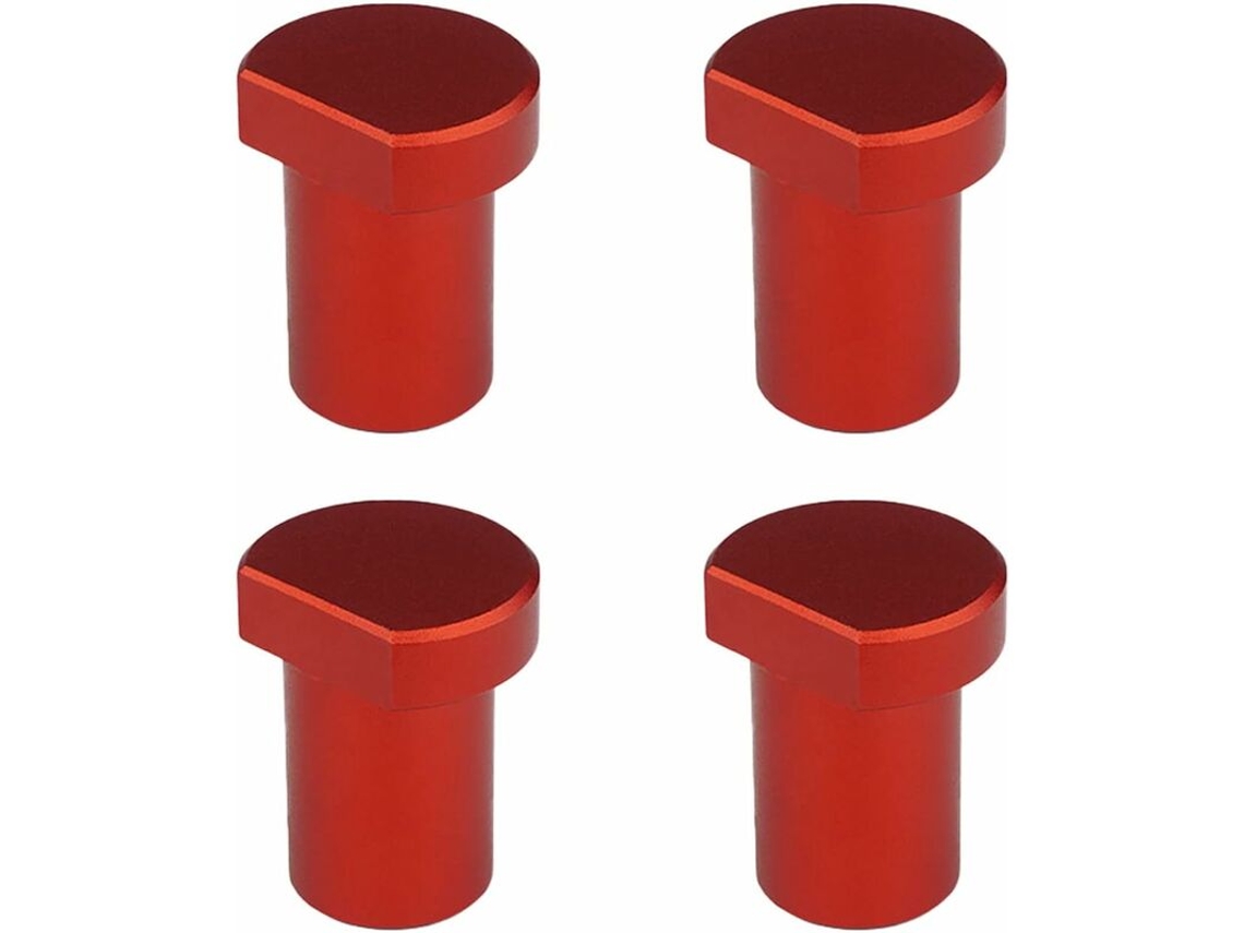 Conjunto de 4 Grampos Liga Alumínio, Pino de Posicionamento, para Furo 19 Mm BRILVIBERA | BRILVIBERA