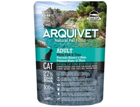 Ração para Gatos  (350 g - Húmida - Adulto - Sabor: Peixe Branco)