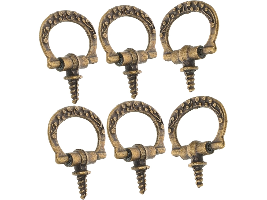 Cabilock Conjunto De 10-mini Puxadores Liga Metálica Para Gavetas Cômodas E Armários Cozinha, Design Vintage E Seguro