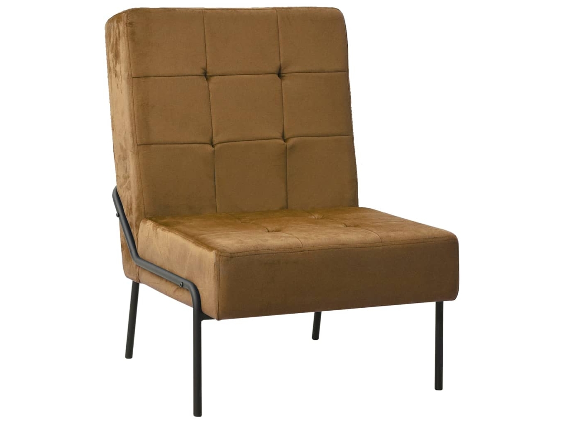 Relaxing Chair, Relaxing Chairs Vidaxl Marrom Veludo