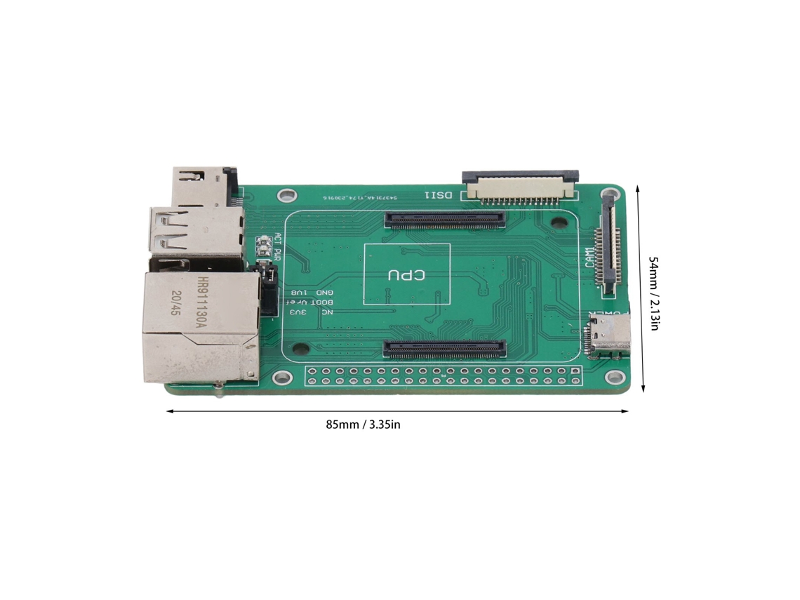 Laxiscreed Módulo De Base De Expansão Io Com Porta Usb 2.0 E Hdmi Para Sistemas Iot