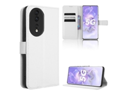Capa De Celular Em Couro Com Textura De Diamante Para Honor 80 5g