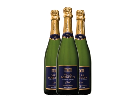 Espumante MAISON LE STAR Brut Crémant de Bordeaux Sem Álcool (0.75 L - 3 Unidades)