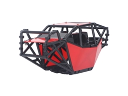 Carcaça De Plástico Para Carro Rc Crawler Axial Scx10 Cajueiro De Rolamento Acessório De Modelo Vermelho