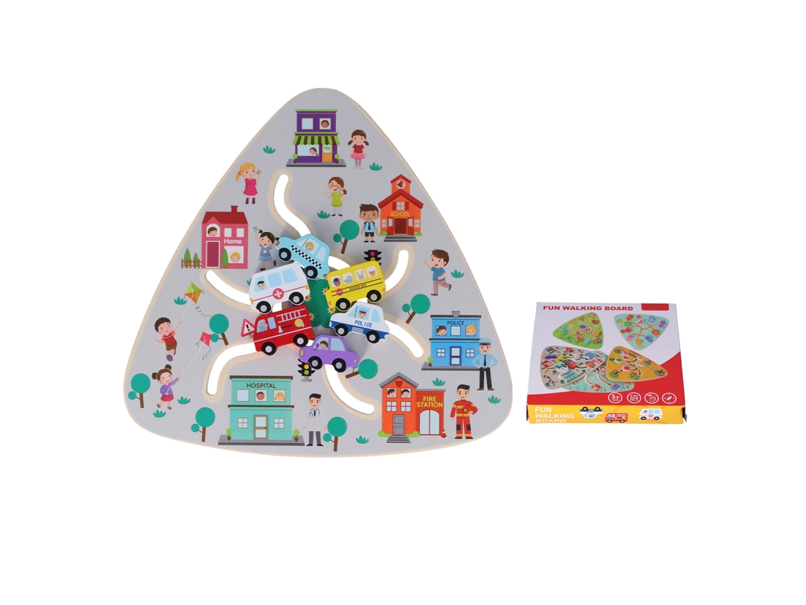 Brinquedo De Labirinto De Madeira Quebra-cabeça De Combinação Aprendizado Infantil