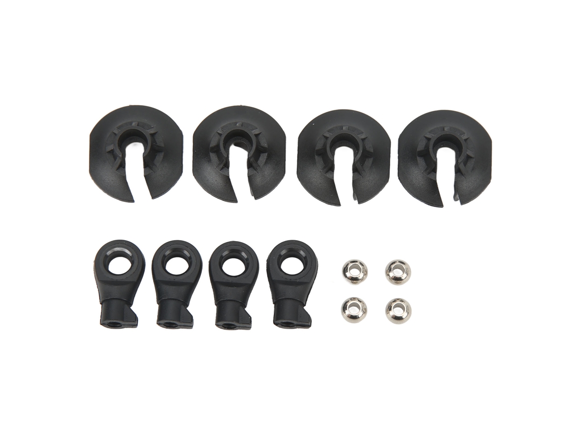 Conjunto De Copa De Mola Para Extremidade De Haste De Choque Plástico Acessório Rc Resistente