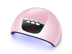 Lâmpada LED para unhas com secador profissional e portátil, com sensor de temporizador e visor LCD (n/a)