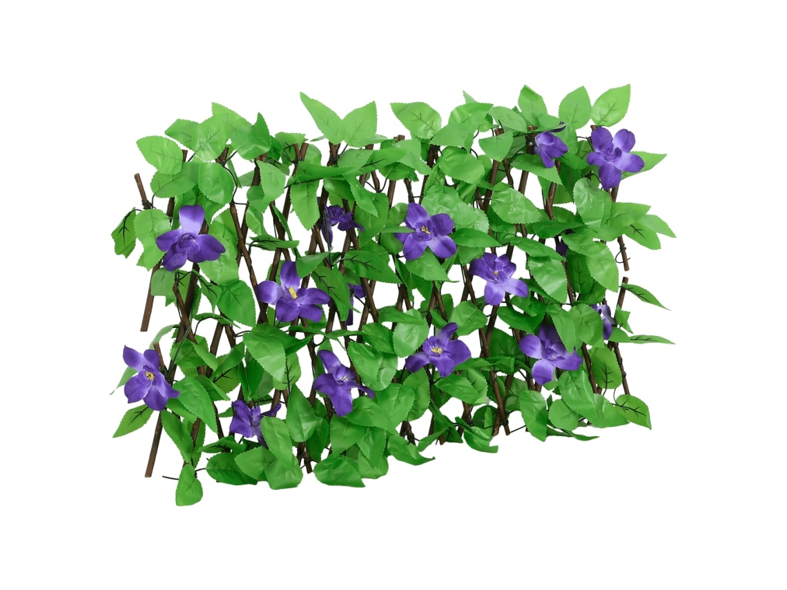 Vidaxl treliça De Hera Artificial Extensível 180x20 Cm Verde