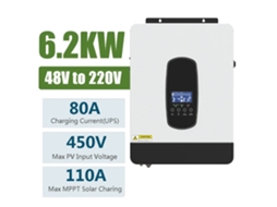 Inversor Solar Híbrido, Carregador Mppt De 110a, Saída De 6000w, 6200w