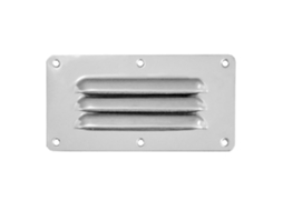 Aço Inoxidável Grelha de Ventilação Rectangular Prateado 127 X 67 Mmtmc