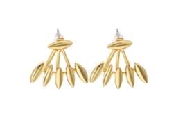 Brincos De Ouro Olho De Cavalo Estilosos Acessórios