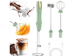 Espumador De Leite Elétrico, Portátil Para Café, Quente E Frio, Mini Misturador Uso Doméstico, Utensílio Latte Cappuccino.