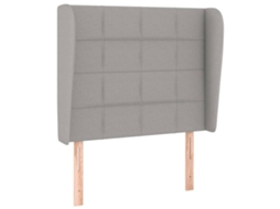 Headboard, Headboards Vidaxl Cinzeto Tecido (83 X 23 X 118/128 Cm)