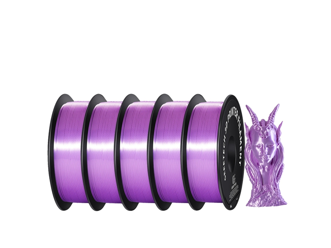 Filamento 3d, Material Pla, Acabamento Seda, Roxo Oem