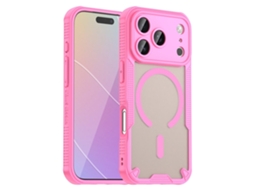 Capa Skalo Armor Hybrid Fosca Para Iphone 17 Pro Max - Rosa