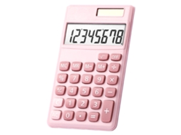 Calculadora Mecânica 8 Dígitos Solar Lcd Botões Grandes Coloridos Cute Para Escola Escritório Casa Alunos Contadores