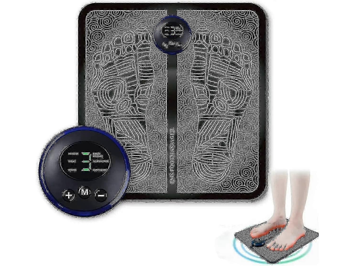 Massageador De Pés Ems Para Pés, Elétrico Com Calor, Massagem Shiatsu Fascite Plantar, Inter Rupção Da Dor Neuropatia