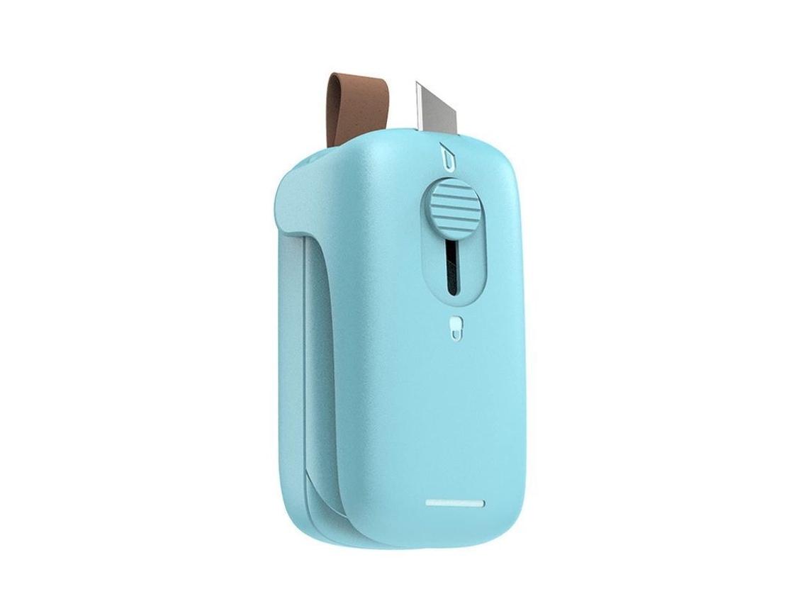 Sellador de bolsas portátil, manual, 2 em 1 Marca
