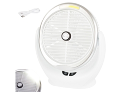 Ventilador De Mesa/ Ventilador, 14 Cm Prateado
