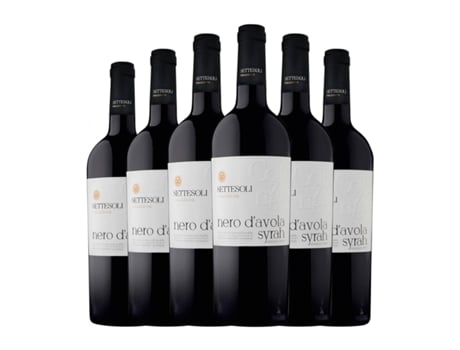 Vinho SETTESOLI Nero d'Avola Syrah Sicilia (0.75 L - 6 Unidades)