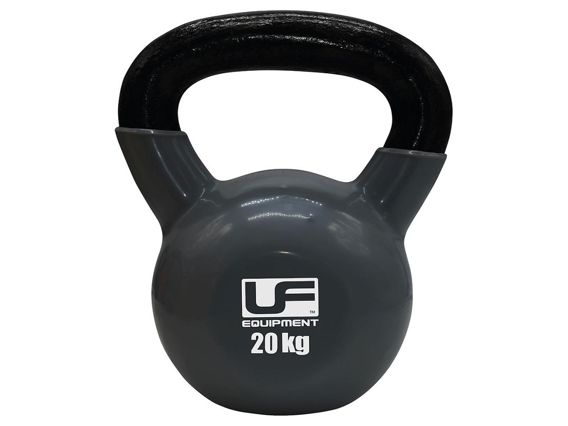 Ferro Fundido Kettlebell 20 kg Preto 20 kgufe