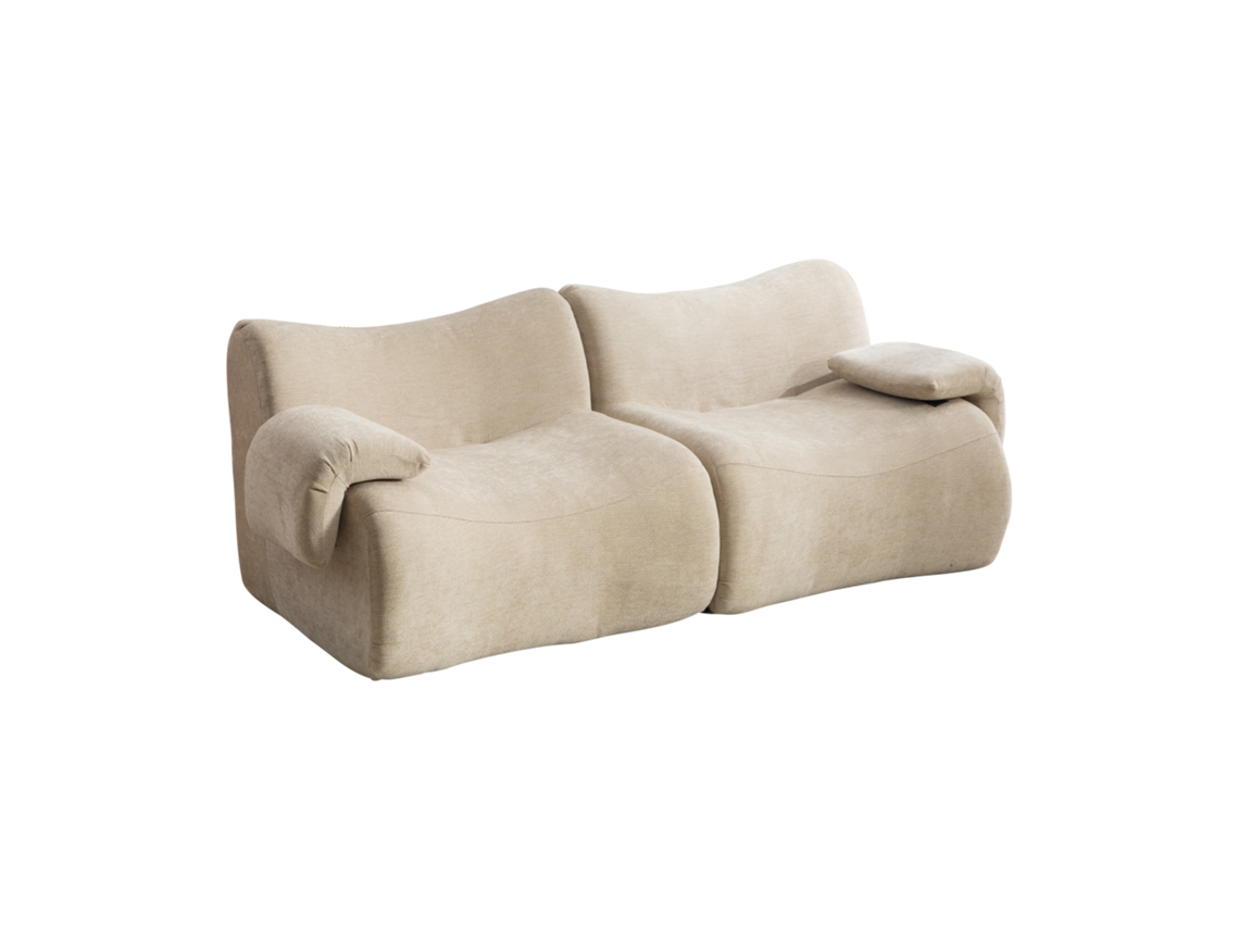 Sofá Modular Chenille Antiderrapante Com Espuma 30d, Ideal Para Sala De Estar E Decoração Moderna.