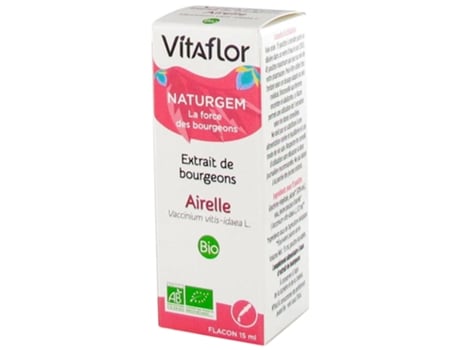 Extrato de botão de mirtilo orgânico Naturgem 15 ml VITAFLOR
