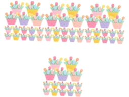 Conjunto De 80 Pregadores Decorativos Em Formato Flor,