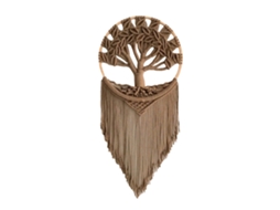 Quadro de Parede Feito À Mão em Tons de Castanho para Sala e Quarto LAXISCREED