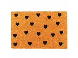 Tapete De Coco Com Estampa E Base Pvc Antiderrapante 60x40 Cm