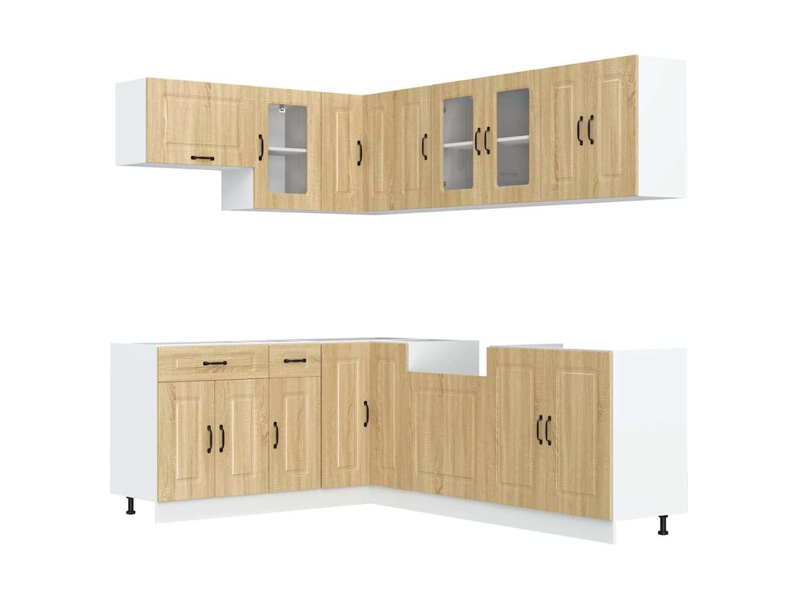 Conjunto de 11 armários de cozinha Sonoma Carvalho - EXCLUSIVO DA MAISON