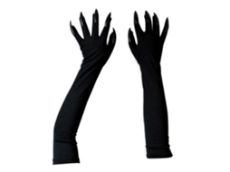 Luvas Unissex De Halloween, Capas De Mão De Animais Peludos, Luvas De Festa De Carnaval Para Halloween, Natal E Festas Chiques, Pretas Hengrongshen