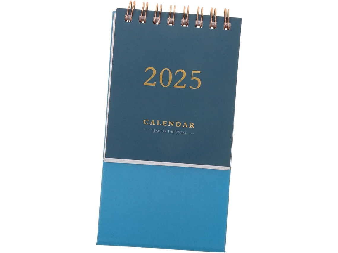 Calendário De Mesa Pequeno Doitool 2025. Compacto Com Papel Grosso.