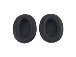 Pads Ouvido De Couro Proteína Macio Espuma Memória Capa Para Fones Whh910n Preto