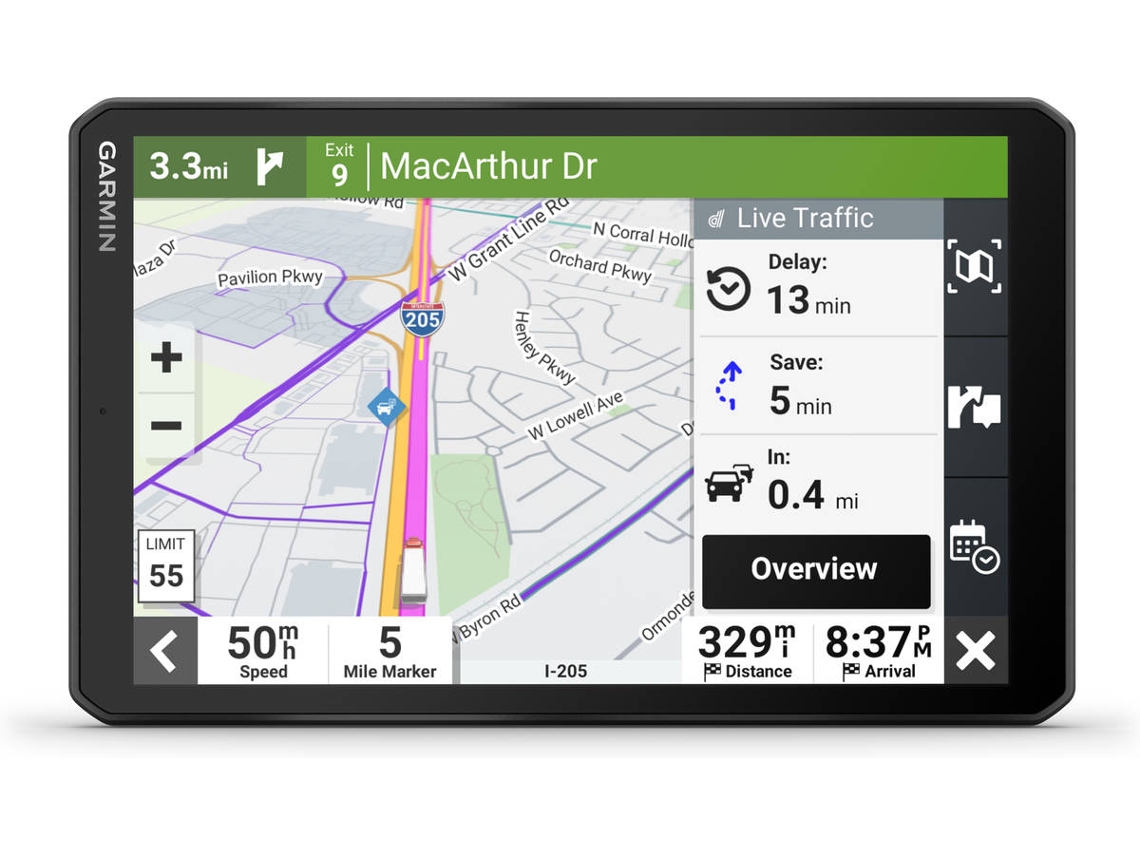 Sistema de Navegação GPS GARMIN Dezl LGV 810 MTD Truck