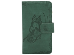 Capa de Couro LAXISCREED para Iphone 12 Pro Verde