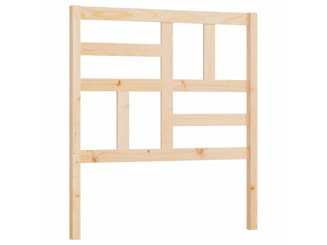 Bed Headboard, Bed Headboards Vidaxl Marrom Madeira De Pinho (96 X 104 Cm)