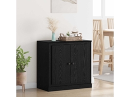 Vidaxl Buffet 70 X 35,5 X 67,5 Cm Carvalho Preto Derivados De Madeira