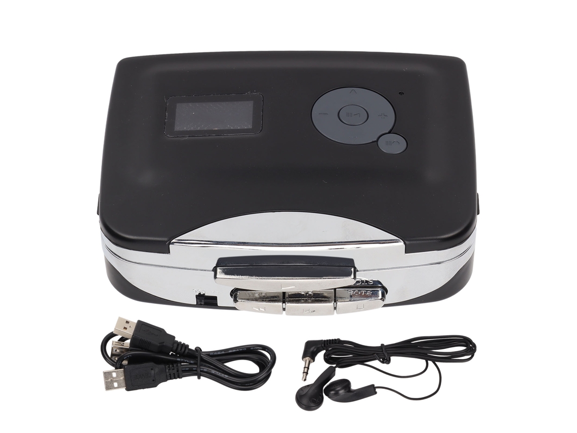 Player de Cassetes LAXISCREED para Mp3 Estéreo Portátil