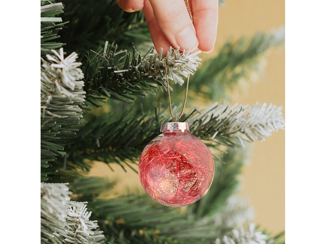 Bola De Natal (6cm, Material Pet) Eoocoo