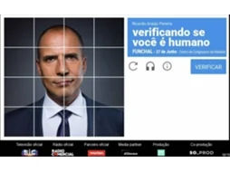Bilhete VERIFICANDO SE VOCÊ É HUMANO|RICARDO ARAÚJO PEREIRA|FUNCHAL