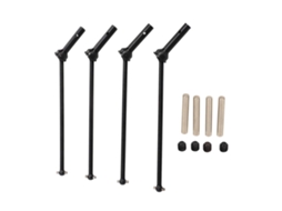 Eixo De Transmissão De Aço Rc 18.7cm Para Arrma 1/7 1/8 Série Dianteiro Traseiro Fácil De Substituir
