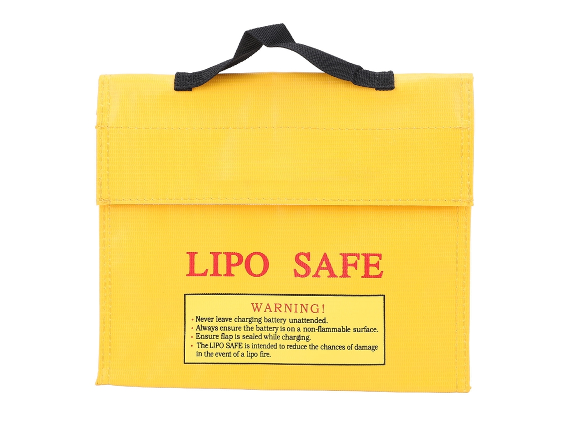 Mali bolsa Segura para Bateria Lipo Fechamento com Velcro Prova de Incêndio e Explosão