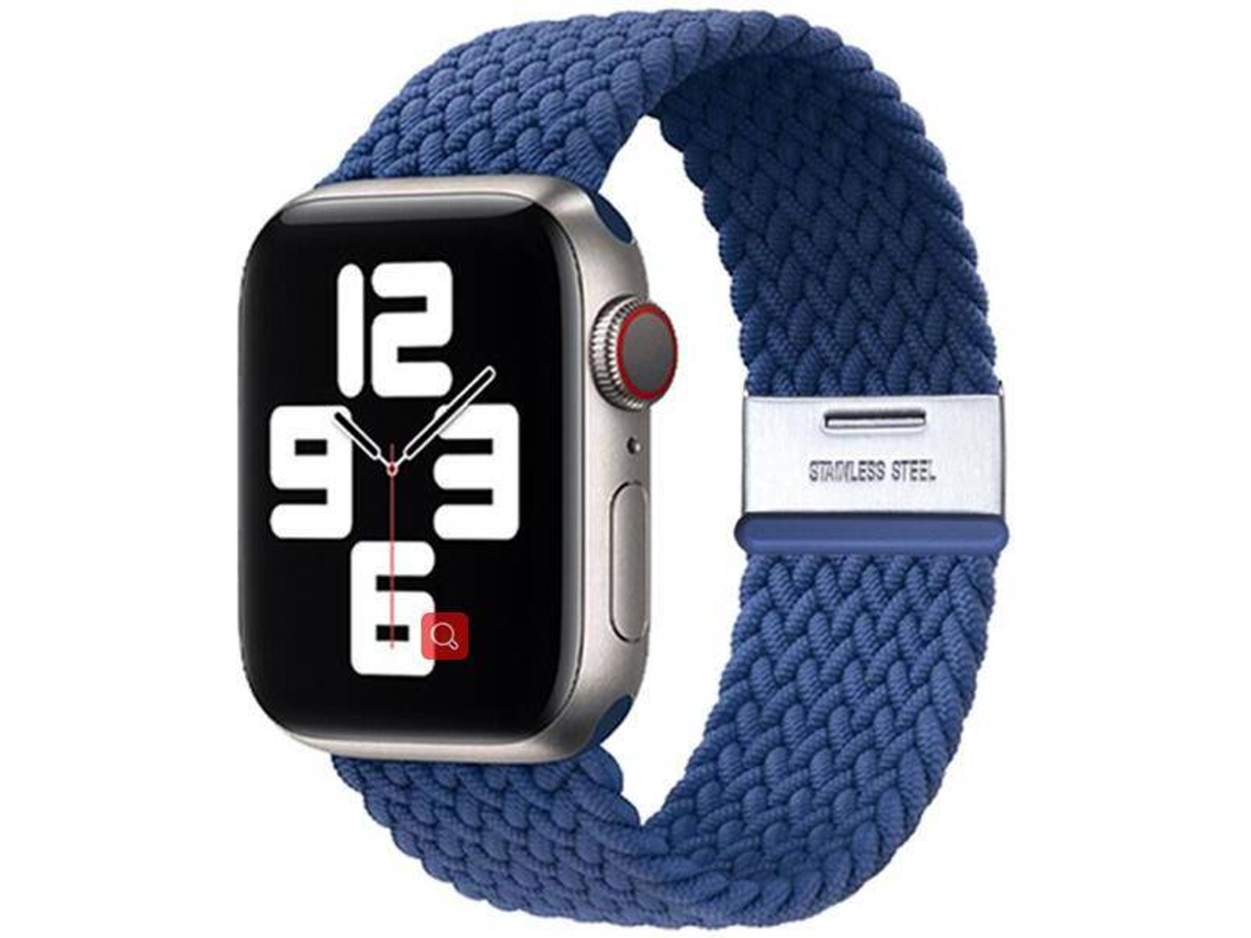 Bracelete Solo Loop Apple Watch Series 7 41mm Azul