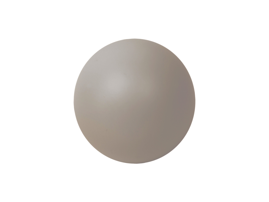 Puxador para Móveis de Madeira Bola 50 Mm de Diâmetro Madeira Laqueada Branca Conjunto de 24 Peças HARDWAREXCHANGE