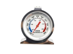Termômetro De Forno Em Aço Inoxidável, Com Suporte (50 3 Aquaforge