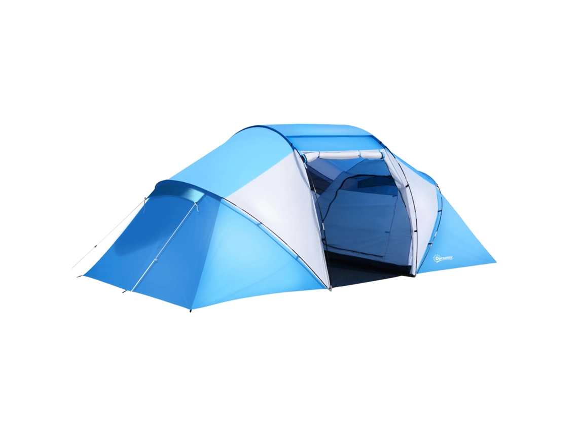 Barraca, 430 X 240 X 170 Cm, Um Quarto, Azul E Branco Oem