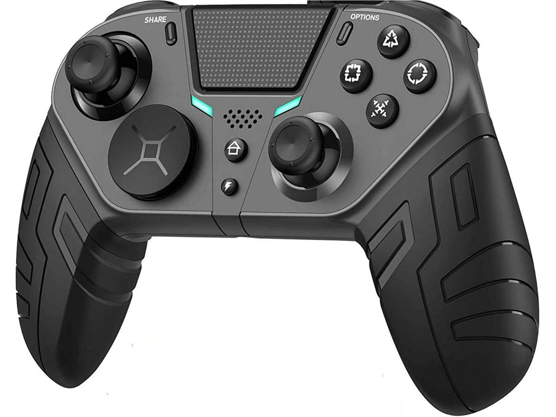 YIZHOOD Controller para Ps-4 Advanced Wireless 3D Sensor Controller Joystick de Controle de Gamepad Bluetooth com Botõespreto